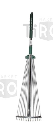 Грабли веерные с захватом (телескопическая ручка)