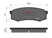 Тормозные колодки Kotl 1182KT