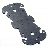 Пластина крепежная фигурная ПКФ 205-100-2,0-53 /40/