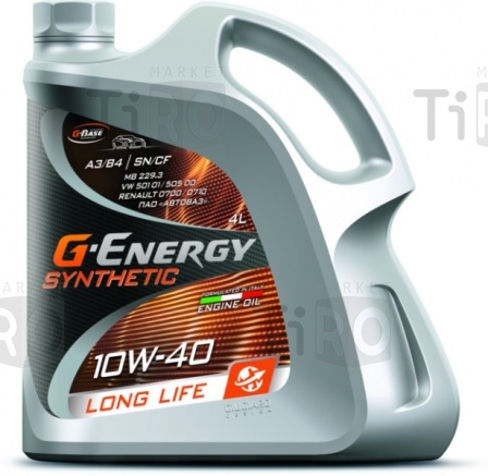 G-Energy Synthetic Long life 10W-40 SL/CF (4л) синт G-Energy Synthetic Long life 10W-40 SL/CF (4л) синт