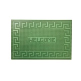 Коврик ComeForte придверный пористый "Welcome" 60*90см зеленый