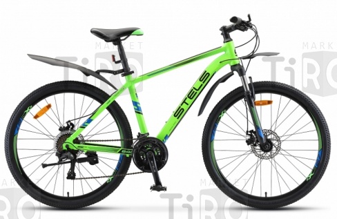 Велосипед Stels Navigator-640D V010, 26" (14.5" Антрацитовый/зеленый)