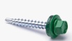 Саморез кровельный со сверлом, прокладка (EPDM), 4,8*35 RAL 6020 цвет зеленый  (200 шт.)