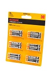 Батарейка Kodak ЕхtraLife R03 мизинчиковая 6*2шт. отрывной набор