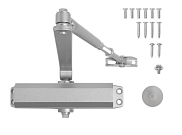 Доводчик Булат Comfort ДД 188/3-5 A-S (до 130кг) серебро, морозостойкий