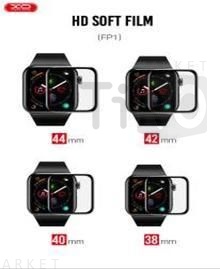 Пленка защитная XO FP1 Apple Watch 42mm, цвет черный Пленка защитная XO FP1 Apple Watch 42mm, цвет черный