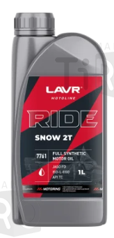 Моторное масло Lavr Moto Ride Snow Ln7761, 2Т FD, 1л