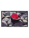 Коврик интерьерный 45*75см, ComeForte "Лотосы" Photoprint soft