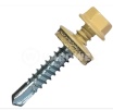 Саморез кровельный 4,8*35 RAL 1014 слоновая кость (200шт.) Саморез кровельный 4,8*35 RAL 1014 слоновая кость (200шт.)
