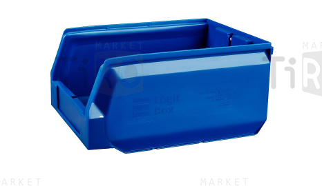 Ящик полимерный многобортный 22.412 (300*225*150) синий