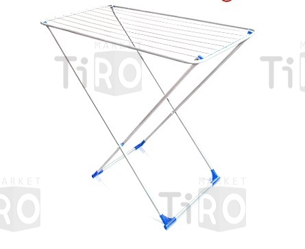 Сушилка для белья напольная 10 м. белая (100х55х96). "Ника" СБ3Б