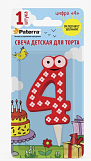 Свечи для торта Paterra "Happy Birthday 4" 491-014