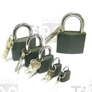 Замок навесной Falco 63мм серый