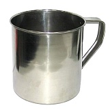 Кружка из нержавейки 12см V=1,0л