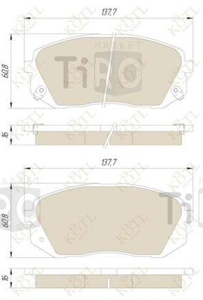 Тормозные колодки Kotl 3530KT