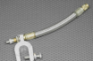 Удлинитель вентиля (шланг подкачки внутреннего колеса), резной в защитной оплетке 15см, Топ Авто HH-041-15CM