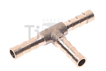 Фитинг ёлочка Т-образный под трубку 10х8мм INF.11.10X8T