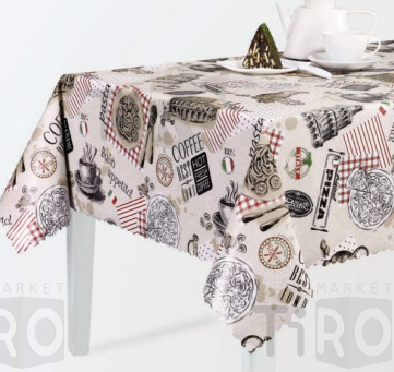 Клеенка столовая "Dekorama" (PW-1014) 1,40 х 20 м.п
