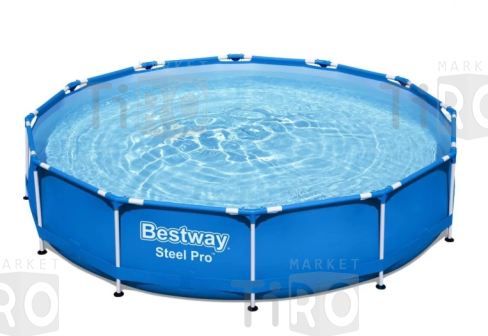 Бассейн каркасный Bestway Steel Pro, 56706, 3,05м*0,76м