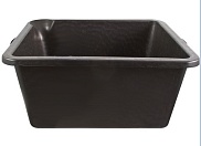 Таз строительный 80л, квадратный Мультипласт
