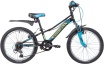 Велосипед Novatrack 20", Valiant, 133982, TY21/TS38/SG-6SI, V-brake, чёрный, сталь, 6-скоростей