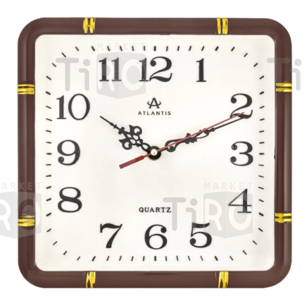 Часы настенные "Atlantis" TLD-6083 коричневые