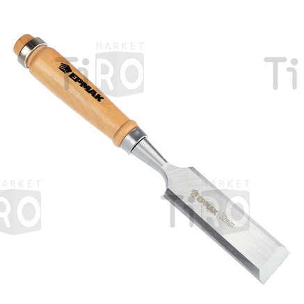 Стамеска с деревянной рукояткой Ермак, 32мм 