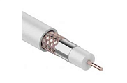 Кабель коаксиальный Obihod RG-6, белый 75 Ом, 100м