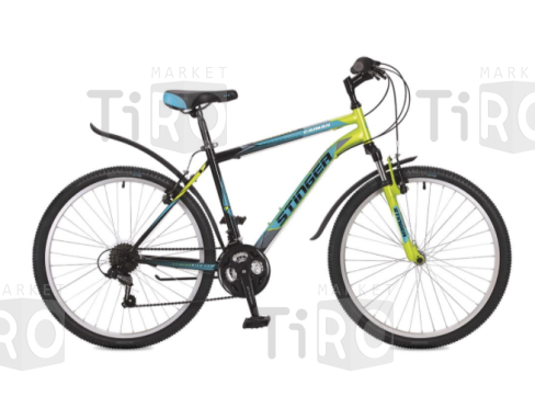 Велосипед Stinger 26" Caiman 18", 146807, зеленый
