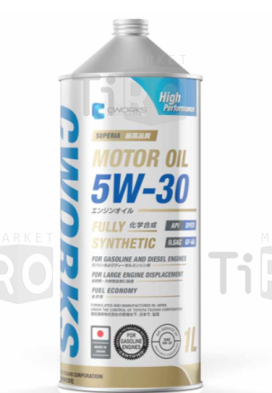 Моторное синтетическое масло Superia Cworks Oil 5W-30 SP/CF, 1L Япония