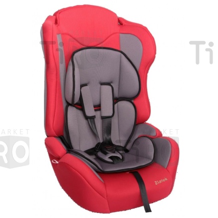 Детское автомобильное кресло Zlatek Atlantic ZL513 basic. KRES3011 красный (группа 1-2-3)