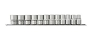 Набор головок торцевых 1/2"DR на держателе, 10-24 мм, 12 предметов, S13S1112SM