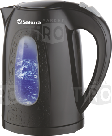 Чайник 2,0л Sakura SA-2345BK диск черный