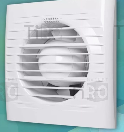 Вентилятор Optima D100мм, осевой, с обратным клапаном