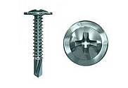 Саморез 018Т-42-19 с прессшайбой, со сверлом, цинк 4,2*19 (200шт.)