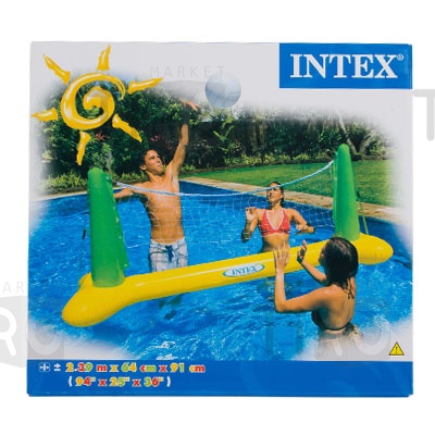 Сетка волейбол. для бассейна (плавающие стойки) 239*64*91 см Intex 56508