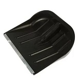 Лопата снеговая "Зима" №3 поликарбонат, 450*400мм, d-32мм, цветная