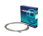 Трос тормоза Hogger MTB 1.5 x 2000мм, нержавеющая сталь полированный