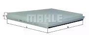 Элемент фильтрующий салонного фильтра Mahle LA 156 Z0322 (CU 3172)