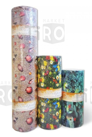 Коврик мерный в ванную комнату 0,65*15м. 1247С