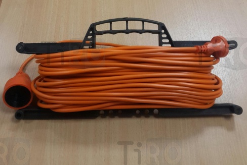 Удлинитель на рамке Джетт РС-1 литой (провод ПВС оранжевый) 16м
