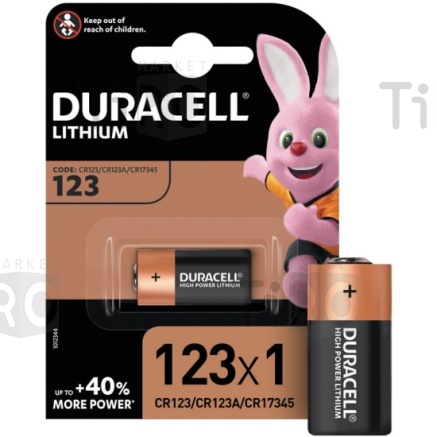 Батарейка Duracell Ultra CR123A BP1