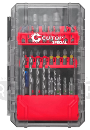 Набор бит и сверел "Строитель", Cutop special, 39 предметов Набор бит и сверел "Строитель", Cutop special, 39 предметов