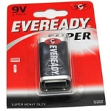 Батарейка Eveready Super Heavy Duty 9V/6F22 FSB1 1шт. /12/