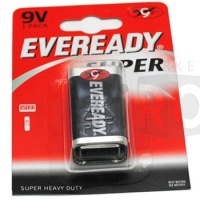 Батарейка Eveready Super Heavy Duty 9V/6F22 FSB1 1шт. /12/