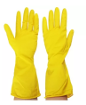 Перчатки резиновые Vetta желтые размер М