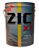 Моторное масло Zic New X7 LS 10w40, SN/CF, C3, 20л