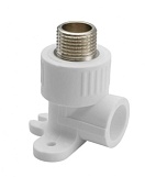 Угол полипропилен с настенным креплением Aqualink 25*1/2F