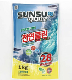 Концетрат бесфосфатный Sunsu гипоаллергенный для стирки цветного белья 1кг (28 стирок)