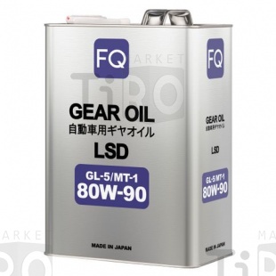 Трансмиссионное масло FQ Gear GL-5/MT-1, LSD, 80W-90, 4л Трансмиссионное масло FQ Gear GL-5/MT-1, LSD, 80W-90, 4л